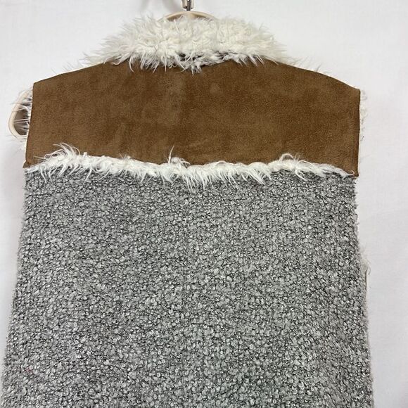 Two Sisters Multi texture Vest medium EUC - Picture 8 of 12